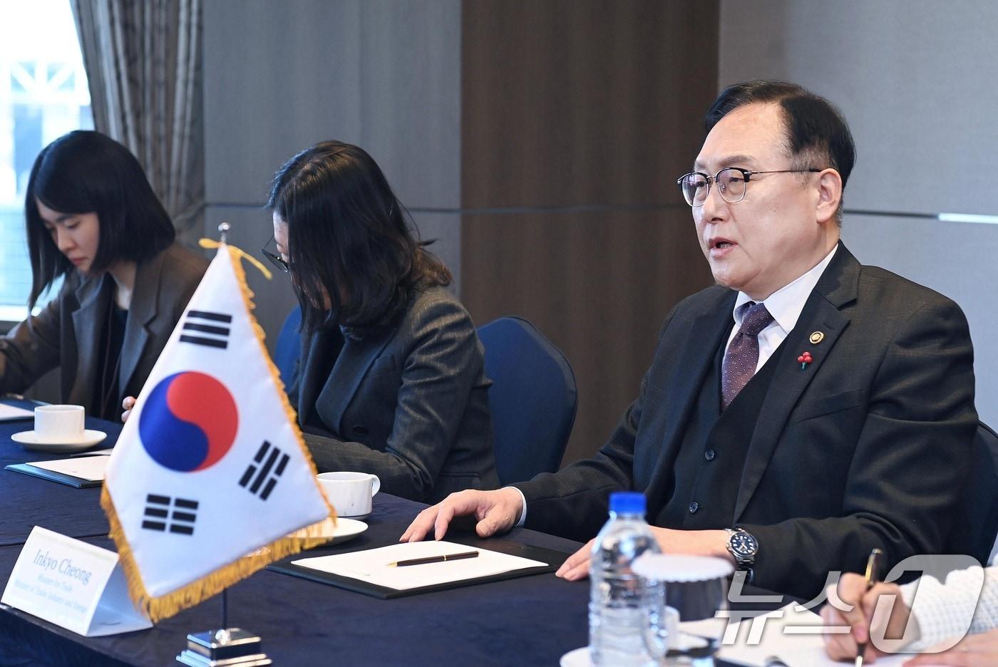 정인교 산업통상자원부 통상교섭본부장이. &#40;산업통상자원부 제공&#41; 2025.1.9/뉴스1