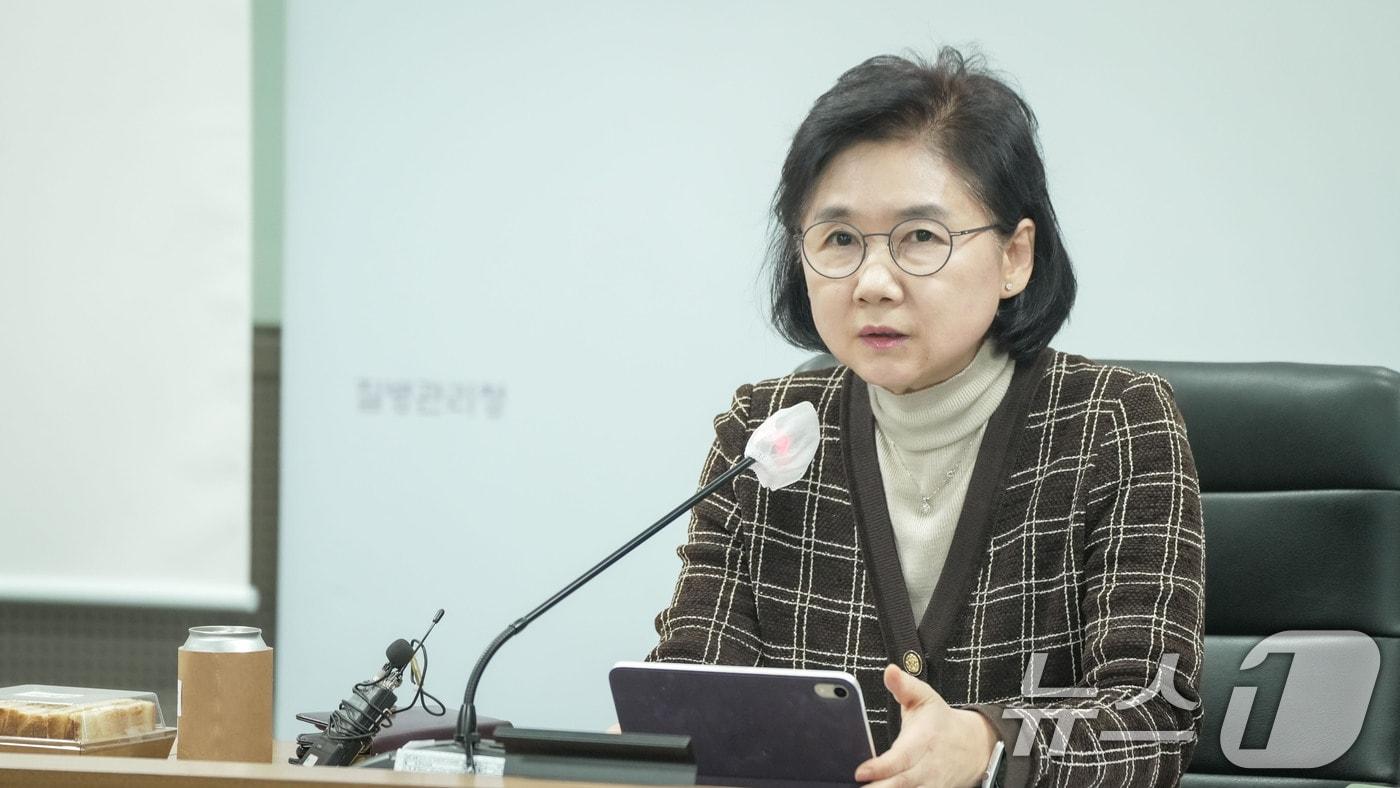 지영미 질병관리청장 &#40;질병관리청 제공&#41; 2025.1.9/뉴스1