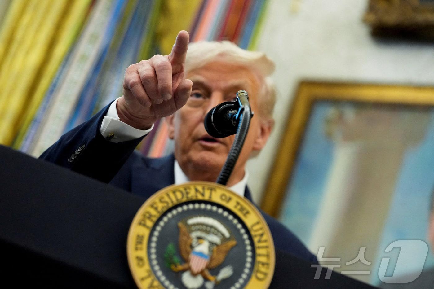 도널드 트럼프 미국 대통령. ⓒ 로이터=뉴스1 ⓒ News1 김경민 기자