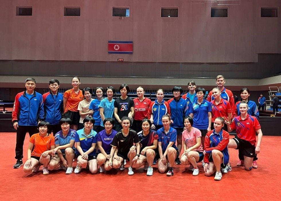 본문 이미지 - 러시아탁구연맹 공식 홈페이지에 따르면 러시아 국가대표 탁구팀에 소속된 22명의 선수들이 지난달 17~29일 약 22번의 훈련을 북한에서 진행했다고 밝혔다. (러시아탁구연맹 공식 홈페이지 갈무리)