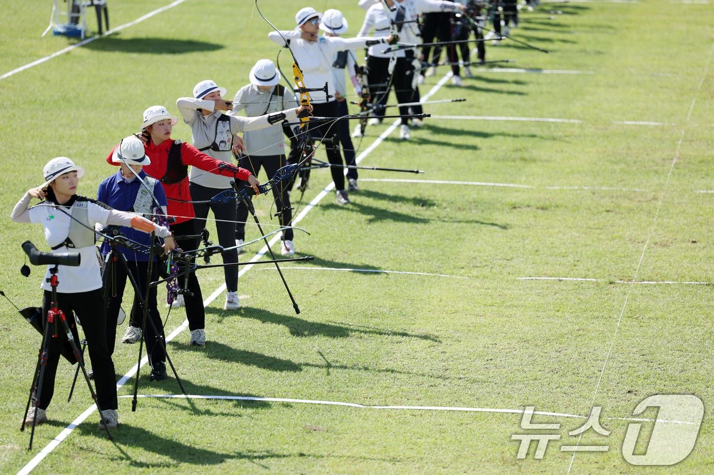 본문 이미지 - 양궁 국가대표 선발전이 16일부터 진행된다. ⓒ 뉴스1 이승현 기자