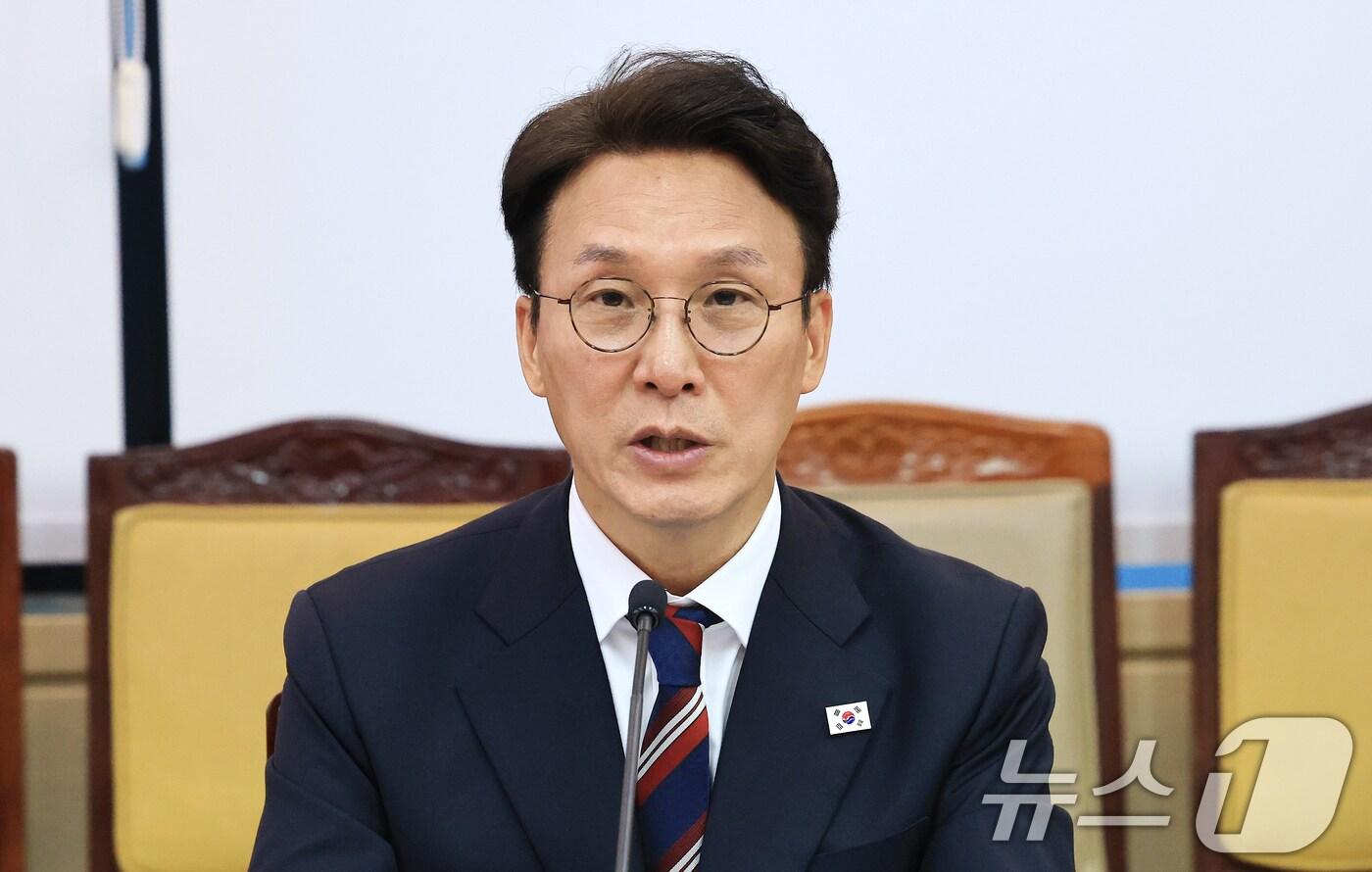 김민석 국무총리가 1일 서울 종로구 정부서울청사에서 열린 제1차 국가기간 전력망 확충위원회에서 모두발언을 하고 있다. 2025.10.1/뉴스1 ⓒ News1 임세영 기자