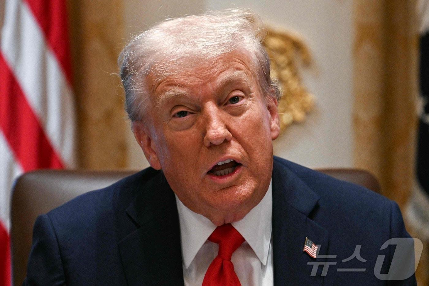 도널드 트럼프 미국 대통령. ⓒ AFP=뉴스1 