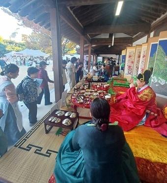 본문 이미지 - 지난해 궁중 상차림 전시&#40;종로구 제공&#41;