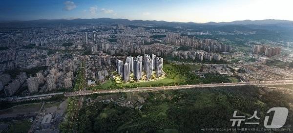 본문 이미지 - 롯데캐슬 시그니처 조감도.&#40;롯데건설 제공&#41;뉴스1ⓒ news1