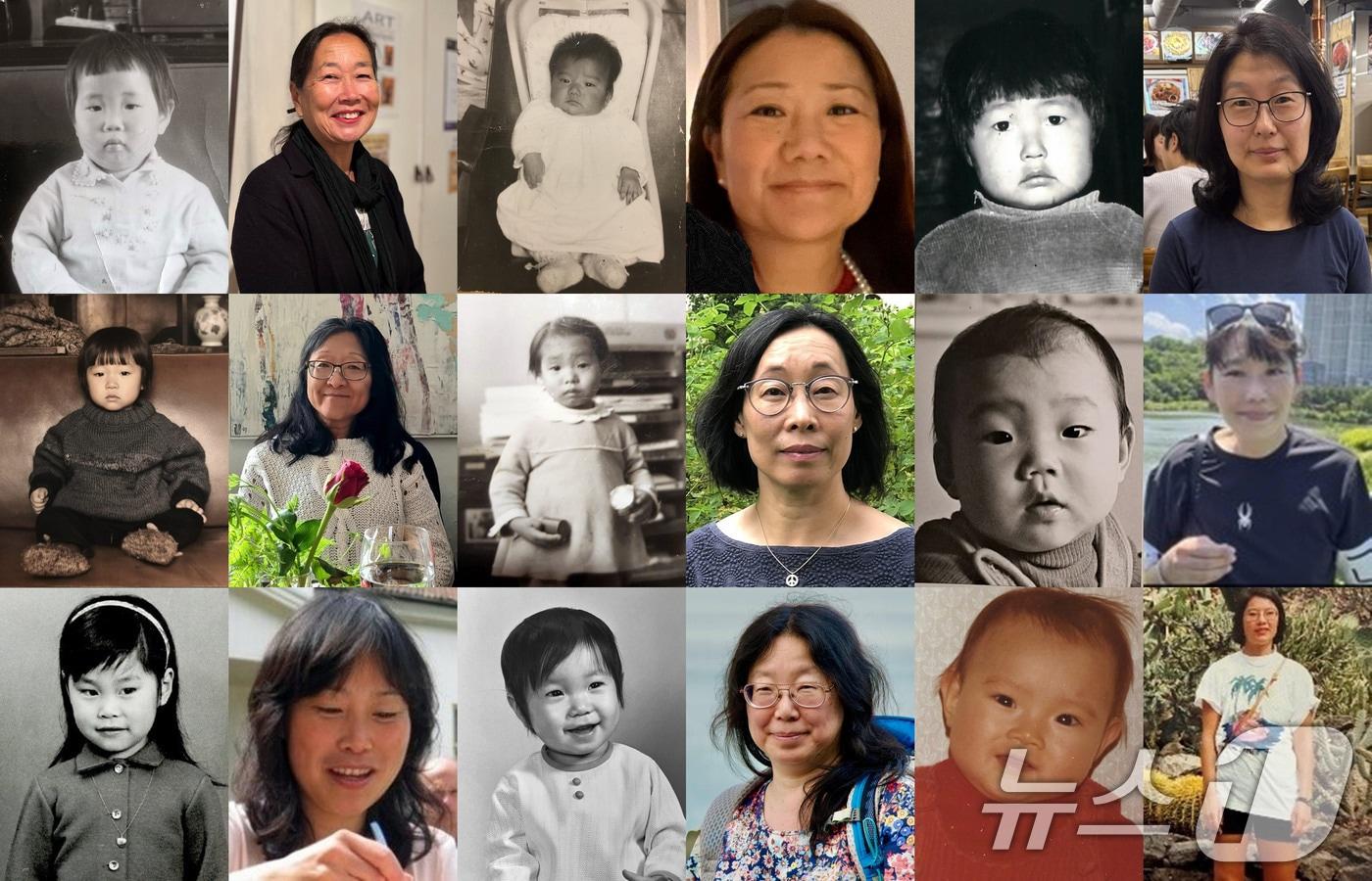 광주를 방문하는 스웨덴 입양 한인 9명. 왼쪽 위부터 안나 블레이드&#40;Anna Blades, 한국명 김학보&#41;, 카리나 발스코그 다린&#40;Carina Wallskog Dahlin, 서정숙&#41;, 샤를로타 폰 세스&#40;Charlotta von Seth, 전자영&#41;, 엘리자베스 닐룬드&#40;Elisabeth Nylund, 김미선&#41;, 키 프로스트 코티&#40;Kee Frost Kotti, 이기복&#41;, 이민선&#40;Lee Minseon, 이형자&#41;, 말린 버그스트룀&#40;Malin Bergström, 한옥희&#41;, 마리아 하이머&#40;Maria Heimer, 김선애&#41;, 율리카 허브너&#40;Ulrika Huebner, 이장미&#41;.&#40;광주시 제공. 재판매 및 DB 금지&#41; 2025.10.10/뉴스1