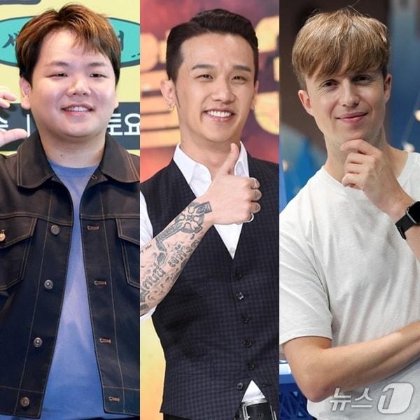 본문 이미지 - (왼쪽부터) 곽튜브, 쿠시, 줄리안/뉴스1 DB