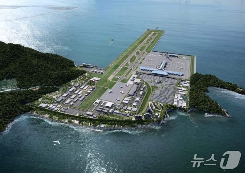 본문 이미지 - 가덕도신공항 조감도.&#40;국토교통부 제공. 재판매 및 DB 금지&#41;