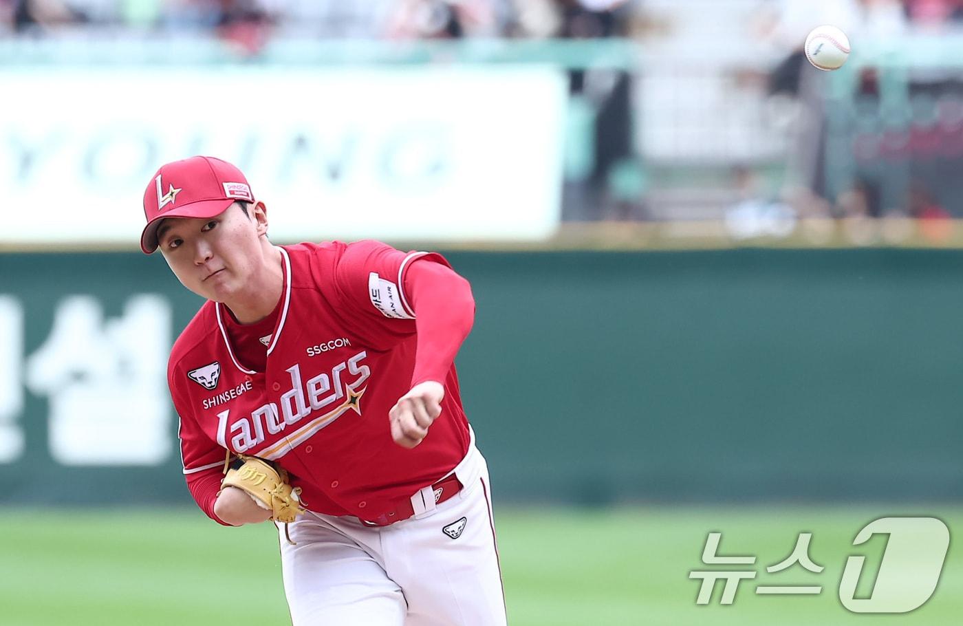 본문 이미지 - SSG 랜더스 김건우. / 뉴스1 DB ⓒ News1 김성진 기자