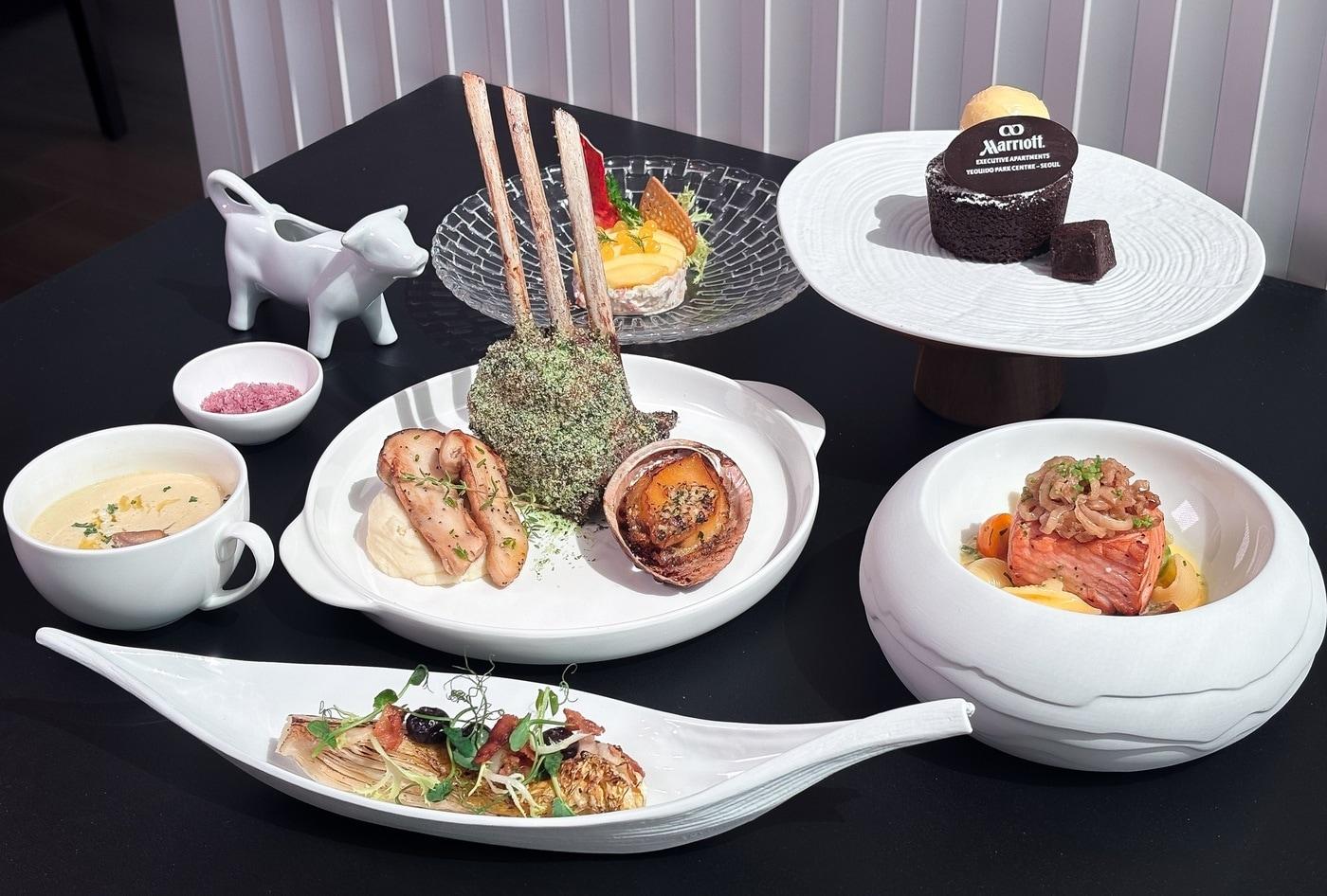 여의도 메리어트 호텔에서 선보인 &#39;Autumn on a Plate&#39; 디너 코스 메뉴&#40;조선호텔앤리조트 제공&#41;