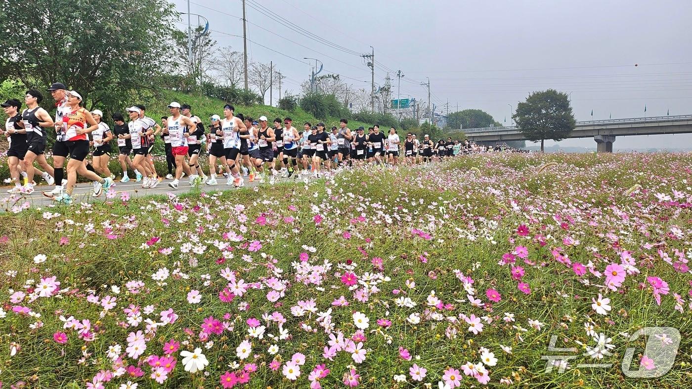 나주 마라톤대회 모습.&#40;나주시 제공. 재판매 및 DB금지&#41; 2025.10.12/뉴스1