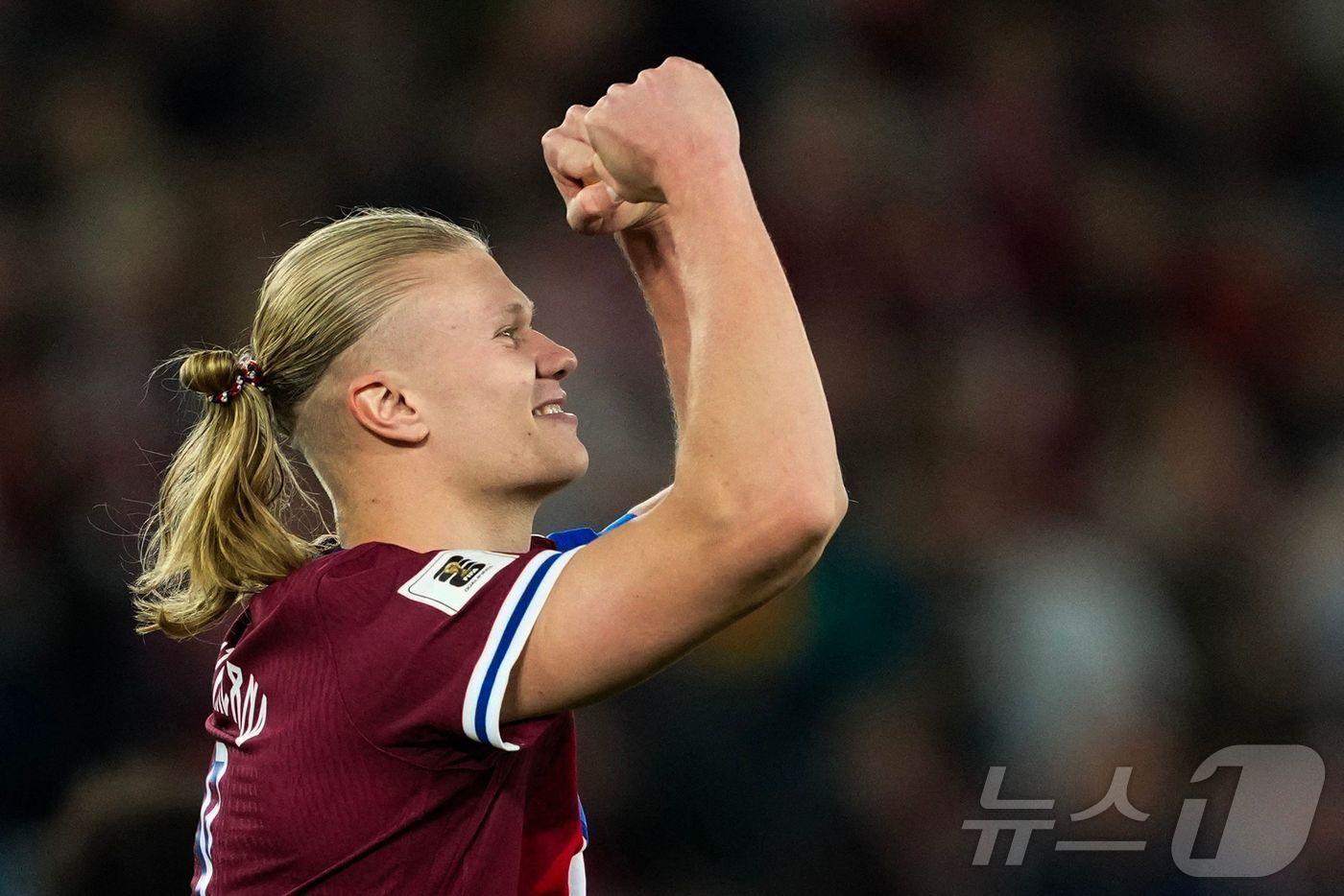 노르웨이의 엘링 홀란드 ⓒ AFP=뉴스1