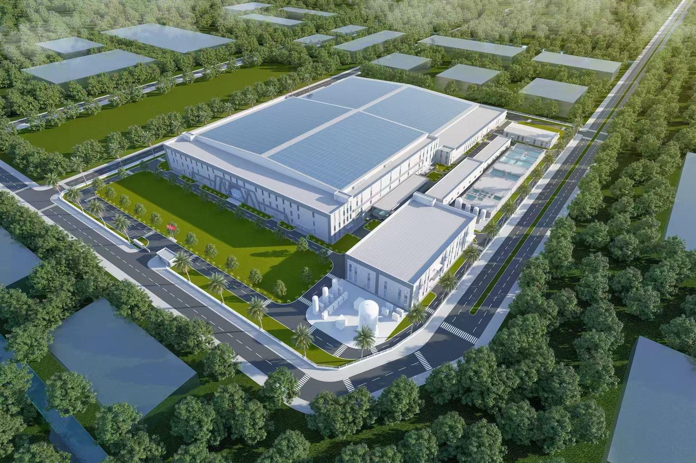 OCI홀딩스 베트남 웨이퍼 공장 조감도.(OCI홀딩스 제공)