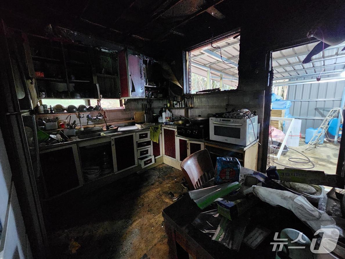 본문 이미지 - 전북소방본부 119안심하우스로 선정된 가정이 거주하던 남원의 한 주택.&#40;전북소방 제공.재판매 및 DB금지&#41;