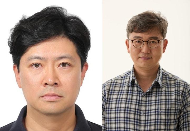 본문 이미지 - 임진승 현대자동차&#41; EV구동설계1팀장&#40;왼쪽&#41;과 이재준 커넥티드인사이트 대표.&#40;과기정통부 제공&#41;