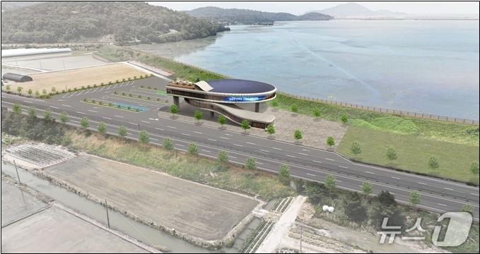 본문 이미지 - 부안군이 2028년까지 청호수 간척지에 스마트 복합쉼터를 조성한다.&#40;부안군 제공. 재판매 및 DB금지&#41;