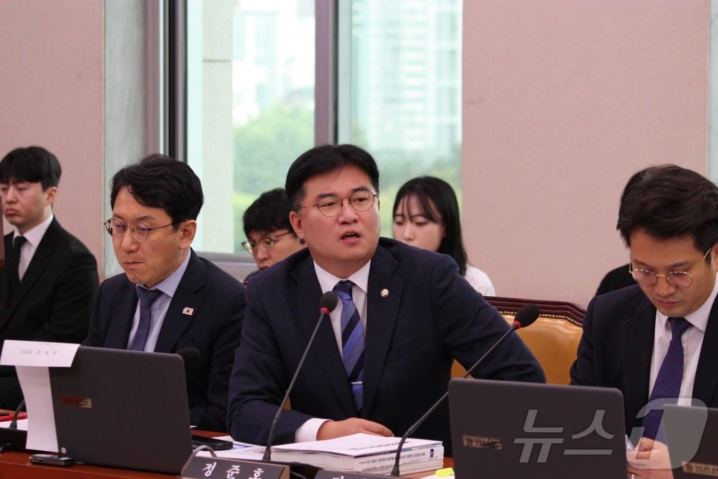 정준호 더불어민주당 국회의원.&#40;정준호 SNS. 재배포 및 DB 금지&#41;