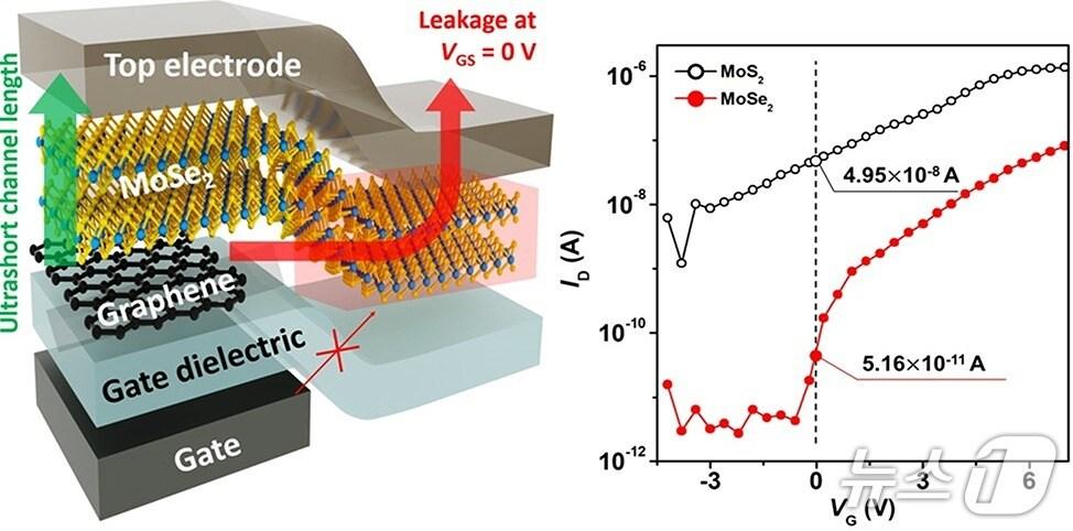 본문 이미지 - 반도체 소자 수직 트랜지스터의 성능을 높일 새로운 구조.&#40;성균관대 제공&#41;