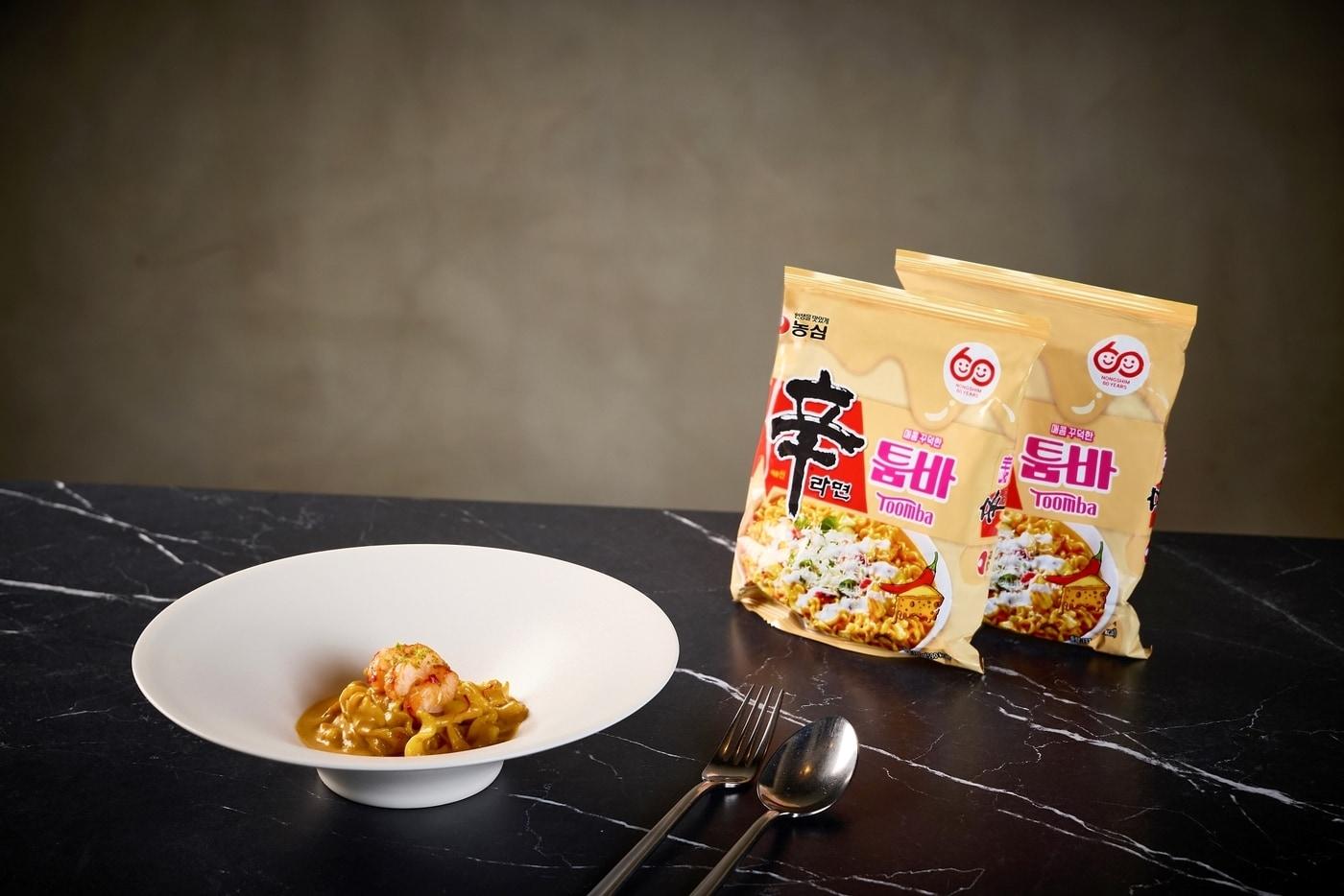 본문 이미지 - 농심 농심면가60 4분기 대표 다이닝 '페리지'의 'Mafaldine with Lobster' 메뉴 이미지.(농심 제공)