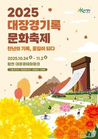 본문 이미지 - 합천군의 '2025 대장경기록문화축제' 안내문.