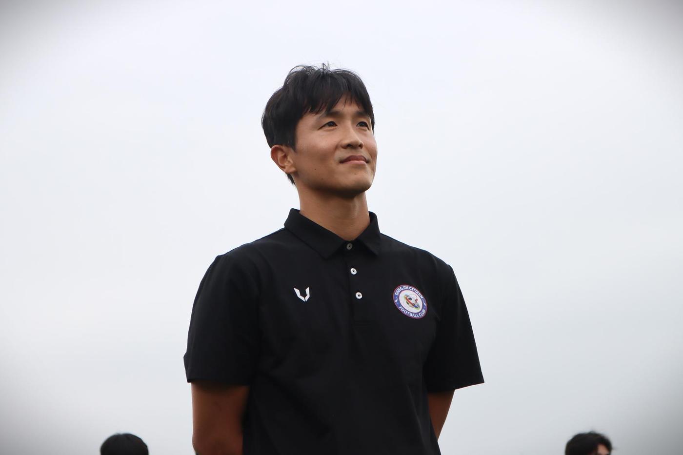 선수 은퇴를 선언한 문기한(당진시민축구단 제공) 