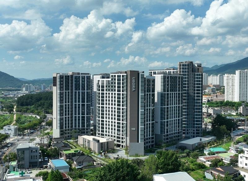 본문 이미지 - 유보라 신천매곡 단지 전경&#40;반도건설 제공&#41;  뉴스1 ⓒ News1 