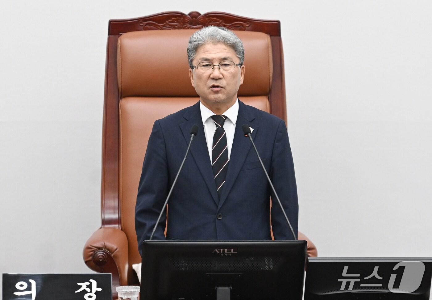 이상봉 제주특별자치도의회 의장.&#40;제주특별자치도의회 제공, 재판매 및 DB 금지&#41;