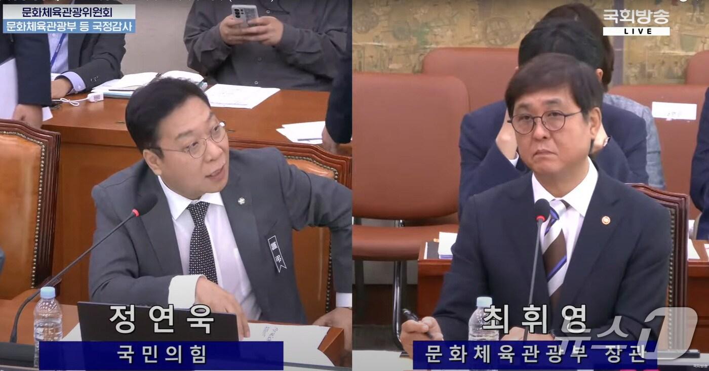 국회 문화체육관광위원회 국정감사