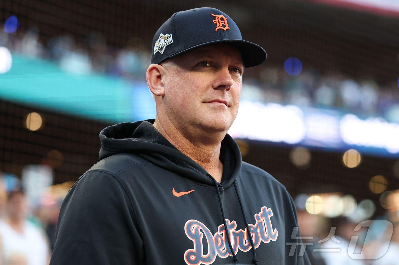 디트로이트 타이거스 지휘봉을 계속 잡게 된 A.J. 힌치 감독. ⓒ AFP=뉴스1