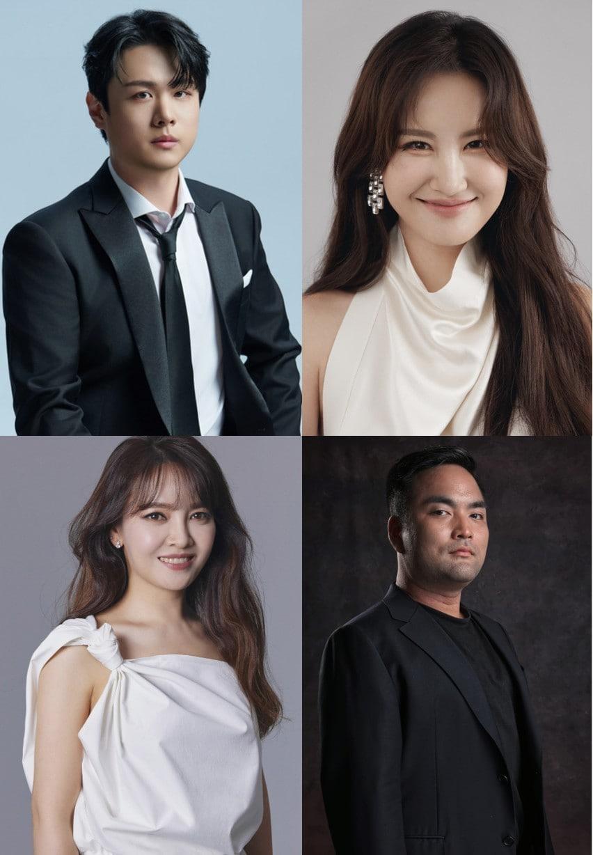 본문 이미지 - &#39;노래의 날개 위에&#39; 출연 성악가들. &#40;윗줄 왼쪽부터 시계방향으로&#41; 테너 김민석, 소프라노 박혜상, 바리톤 박주성, 소프라노 임선혜.&#40;마포문화재단 제공&#41;