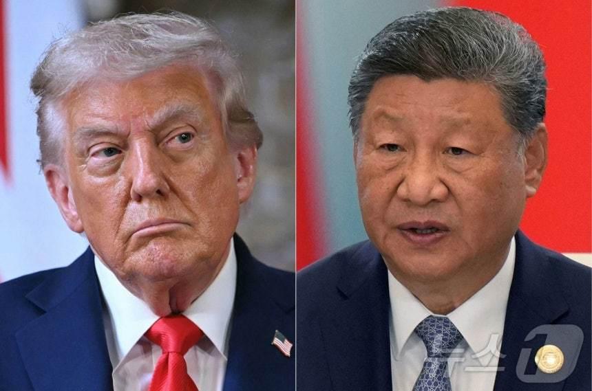 본문 이미지 - 도널드 트럼프 미국 대통령과 시진핑 중국 국가주석 ⓒ AFP=뉴스1 ⓒ News1 류정민 특파원