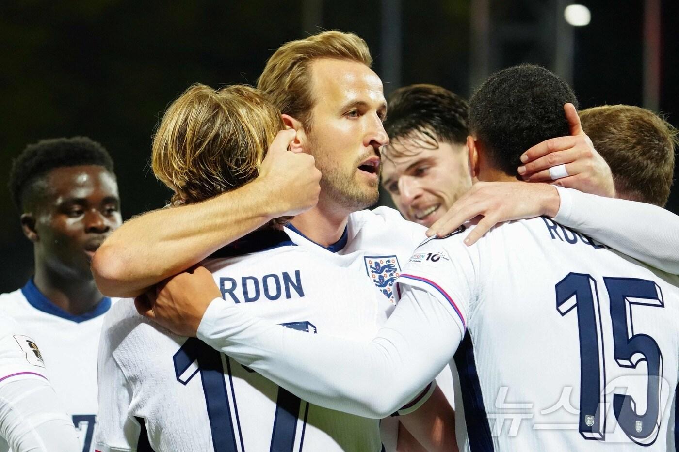유럽에서 가장 먼저 월드컵 진출을 확정한 잉글랜드. ⓒ AFP=뉴스1