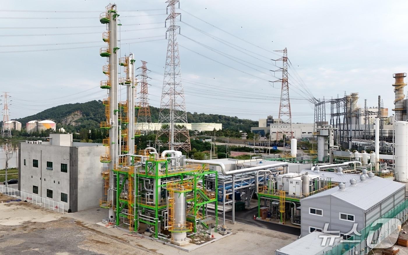 평택 CO2 포집액화 실증시설 &#40;현대건설 제공&#41; 뉴스1 ⓒ News1