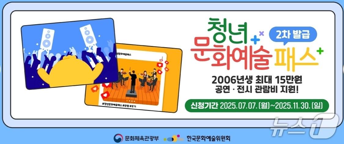 본문 이미지 - 경북 성주군의 청년 문화예술 패스 안내 카드./뉴스/뉴스1
