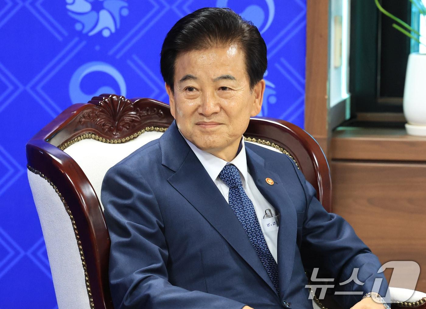 본문 이미지 - 정동영 통일부 장관. 2025.10.15/뉴스1 ⓒ News1 임세영 기자