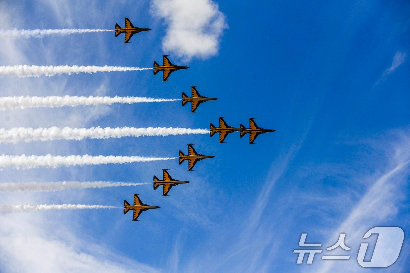 공군이 17일 서울공항에서 서울 국제 항공우주 및 방위산업 전시회&#40;ADEX&#41; &#39;퍼블릭 데이&#39;를 개최했다. &#40;공군 제공. 재판매 및 DB 금지&#41; 2025.10.15/뉴스1