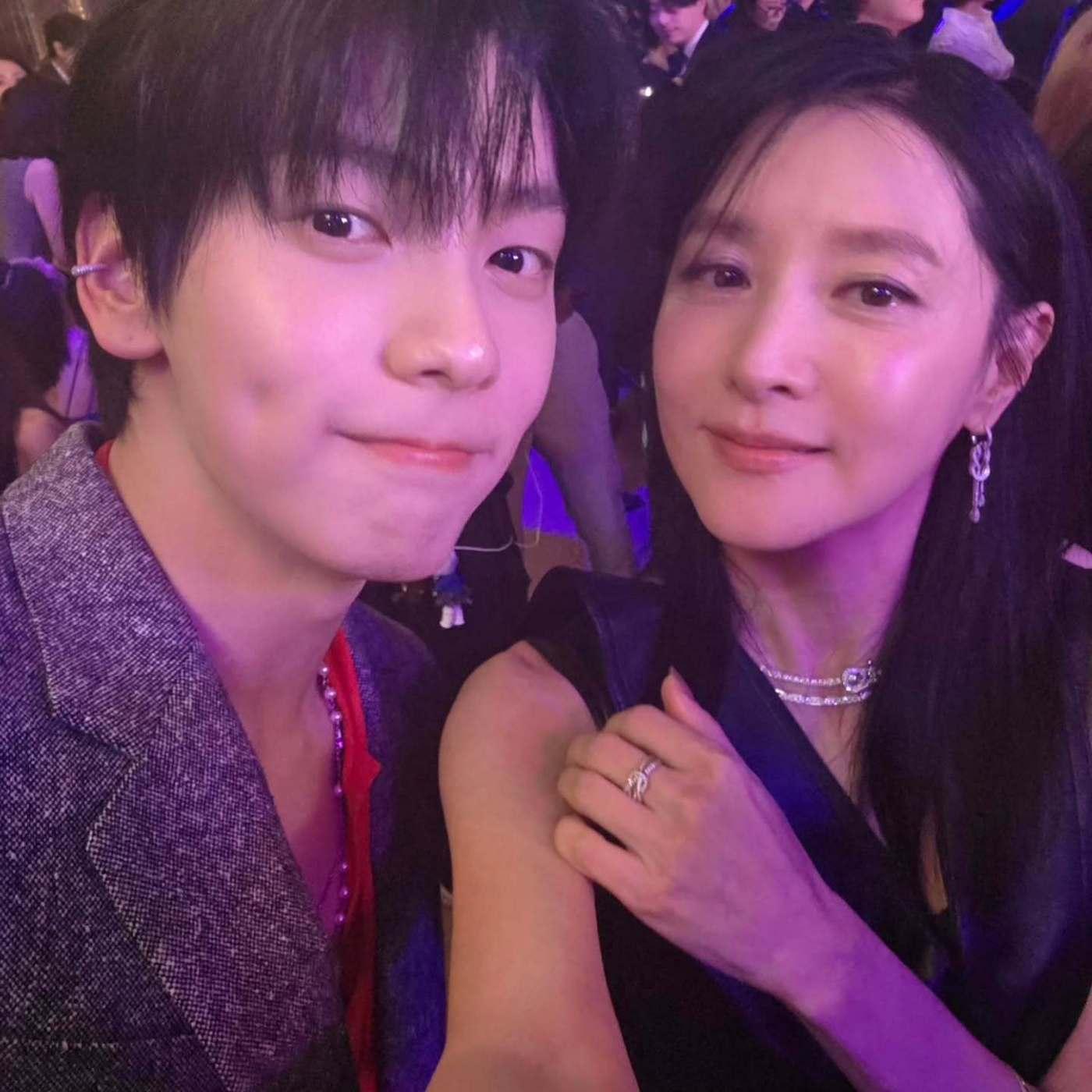 본문 이미지 - 투모로우바이투게더 수빈(왼쪽), 이영애(SNS 갈무리)