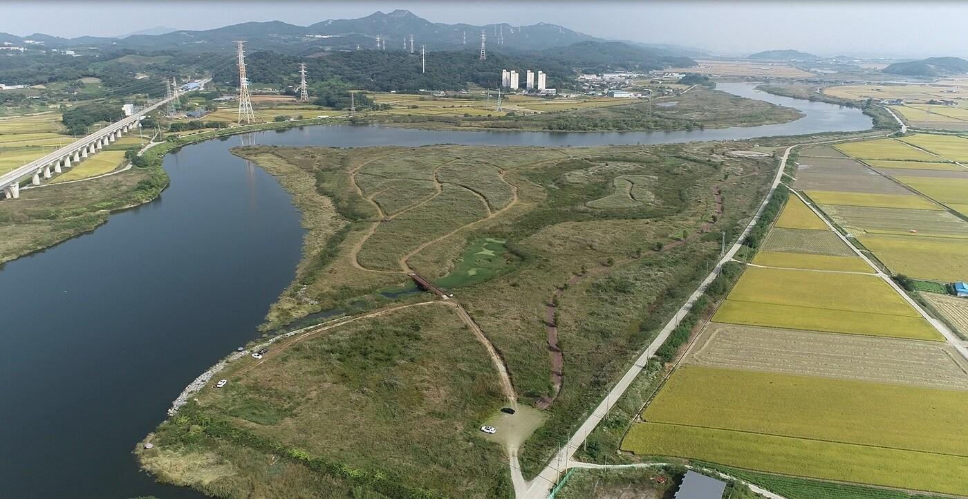 아산 곡교천 일원.(충남도 제공. 재판매 및 DB금지)/뉴스1