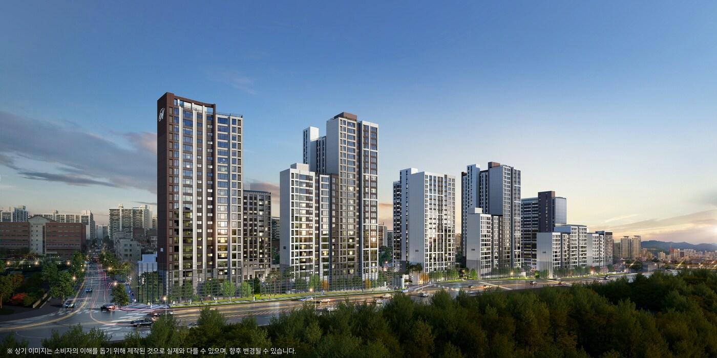  힐스테이트 이수역센트럴 조감도(현대건설 제공) 뉴스1 ⓒ News1