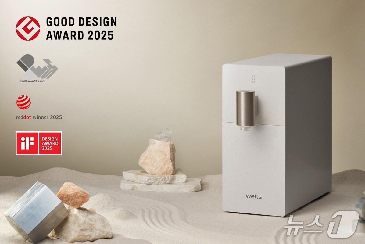 본문 이미지 - 교원웰스&#40;Wells&#41;, 직수 정수기 &#39;슬림원&#39; 일본 굿 디자인 어워드 수상&#40;교원 제공&#41;