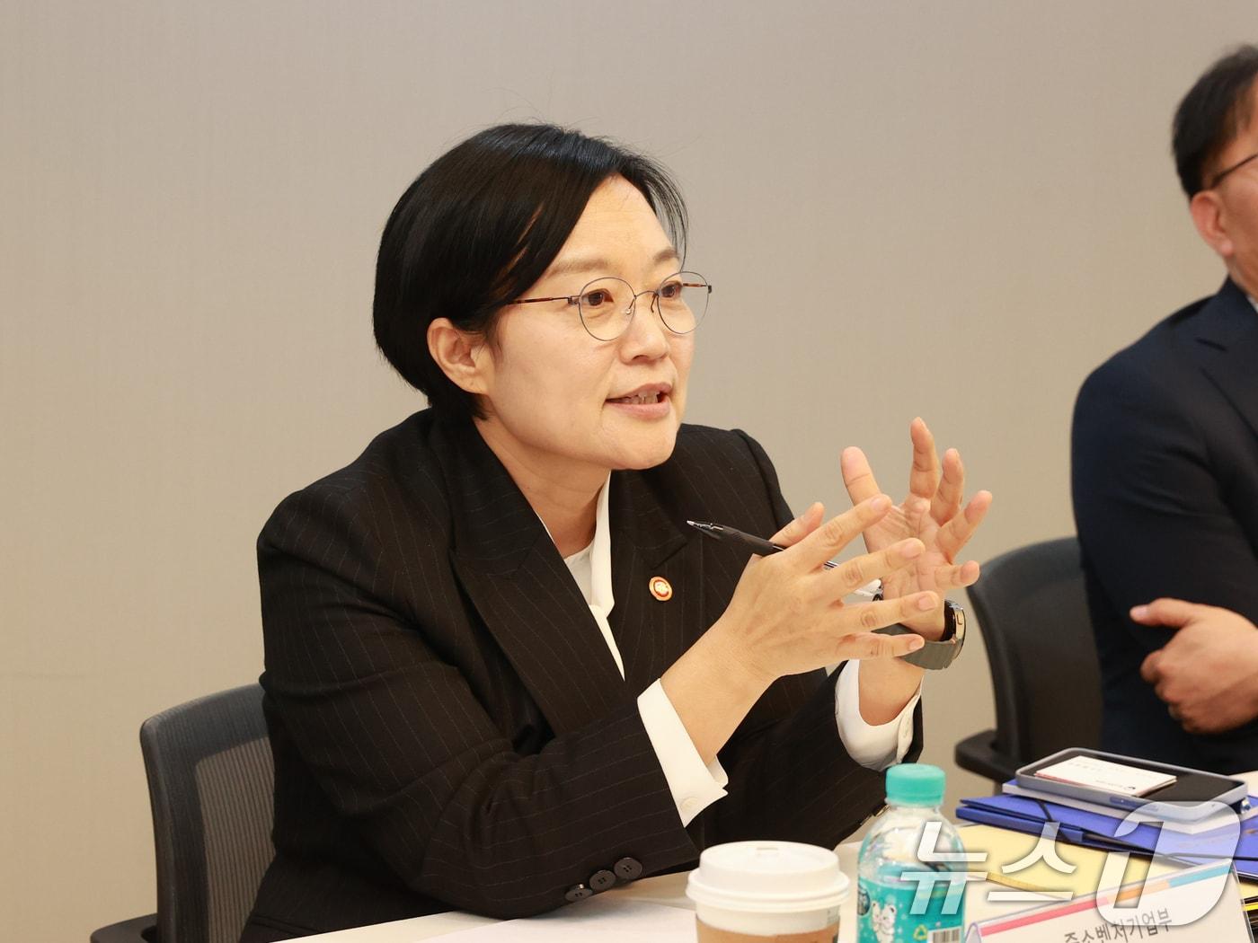 본문 이미지 - 한성숙 중소벤처기업부 장관. &#40;중소벤처기업부 제공. 재판매 및 DB 금지&#41; 2025.10.16/뉴스1