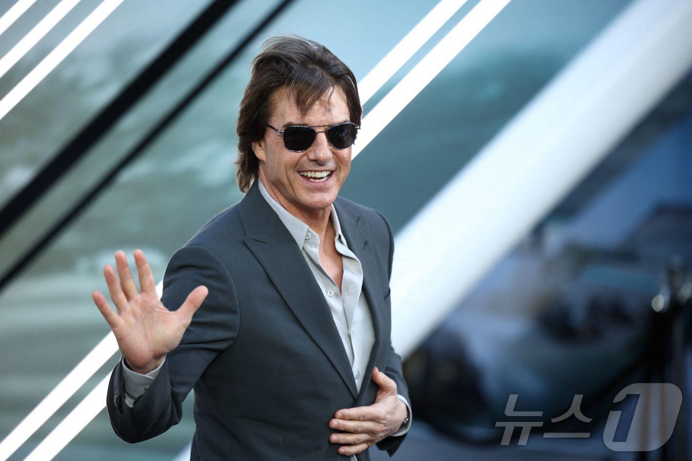 지난 6월 23일(현지시간) 영국 F1 더 무비의 유럽 프리미어에 참가한 톰 크루즈 2025.10.16. ⓒ AFP=뉴스1 ⓒNews1 이정환 기자