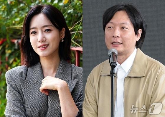 본문 이미지 - 티아라 멤버 겸 배우 함은정&#40;왼쪽&#41;, 김병우 감독 ⓒ 뉴스1 DB