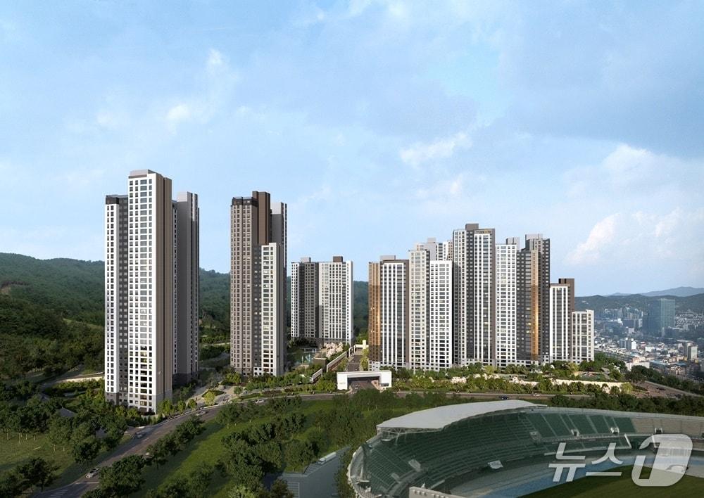 본문 이미지 - 두산 위브더 제니스 구미 투시도/뉴스1