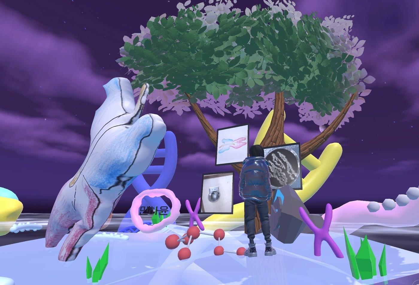 바이오 오디세이 특별 세션에 전시된 &#39;튠, 말랑 행성&#39; 모습.&#40;종근당 제공&#41;/뉴스1