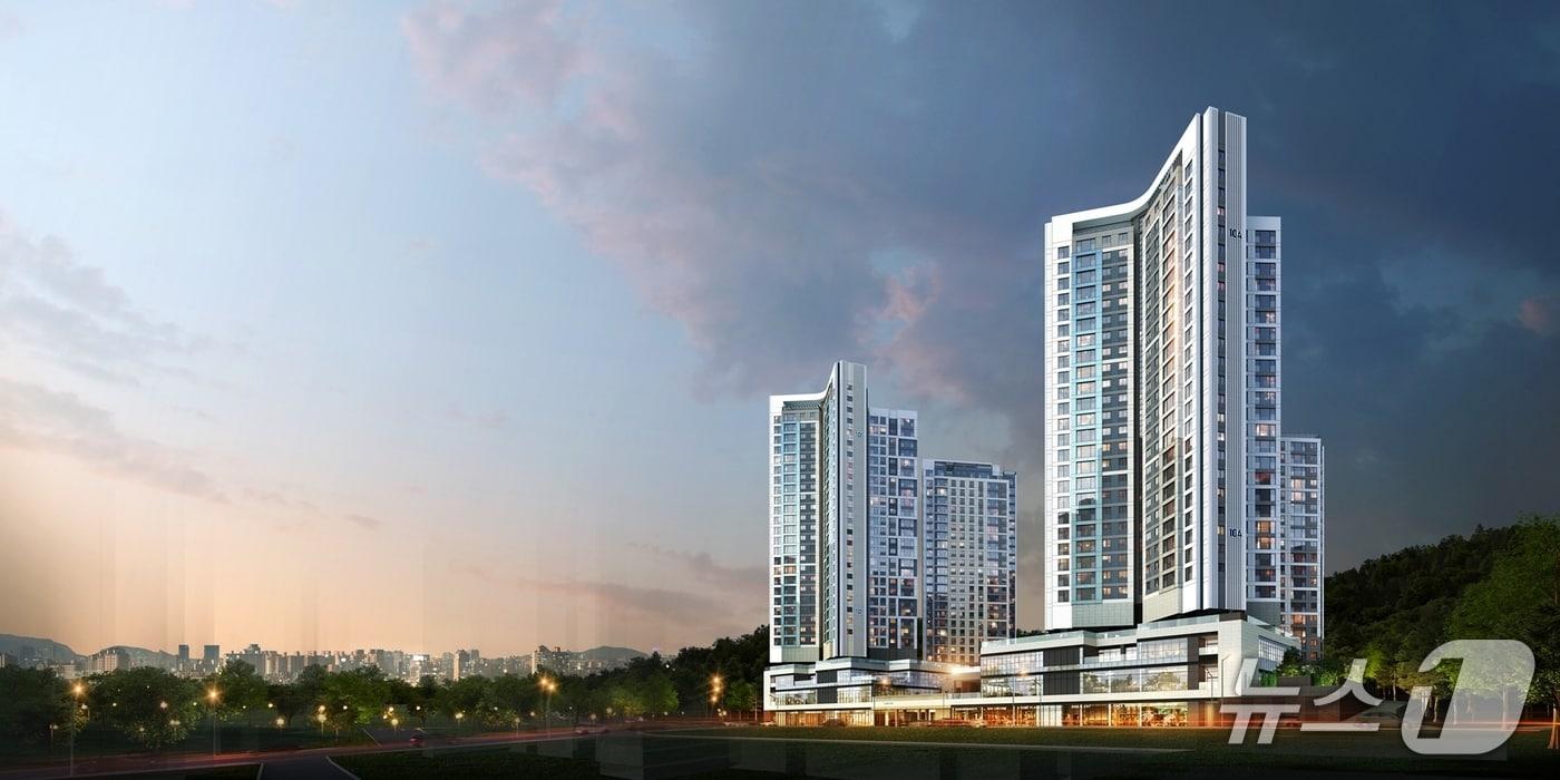 도룡자이 라피크 투시도 &#40;GS건설 제공&#41; 뉴스1 ⓒ News1