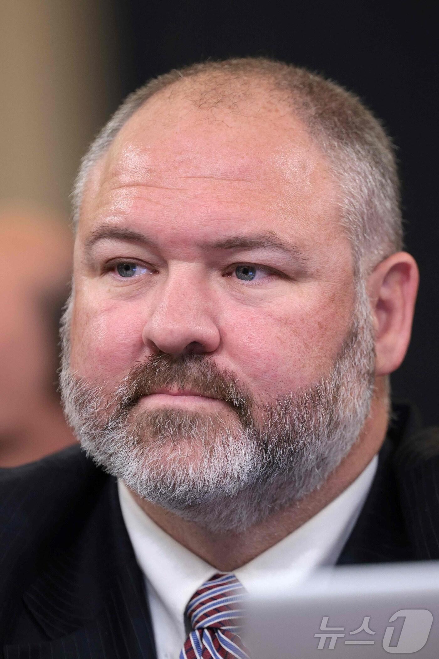 본문 이미지 - 게리 섀플리가 2023년 워싱턴에 있는 하원 재정위원회에서 증언하고 있다. 2023.12.5 ⓒ AFP=뉴스1