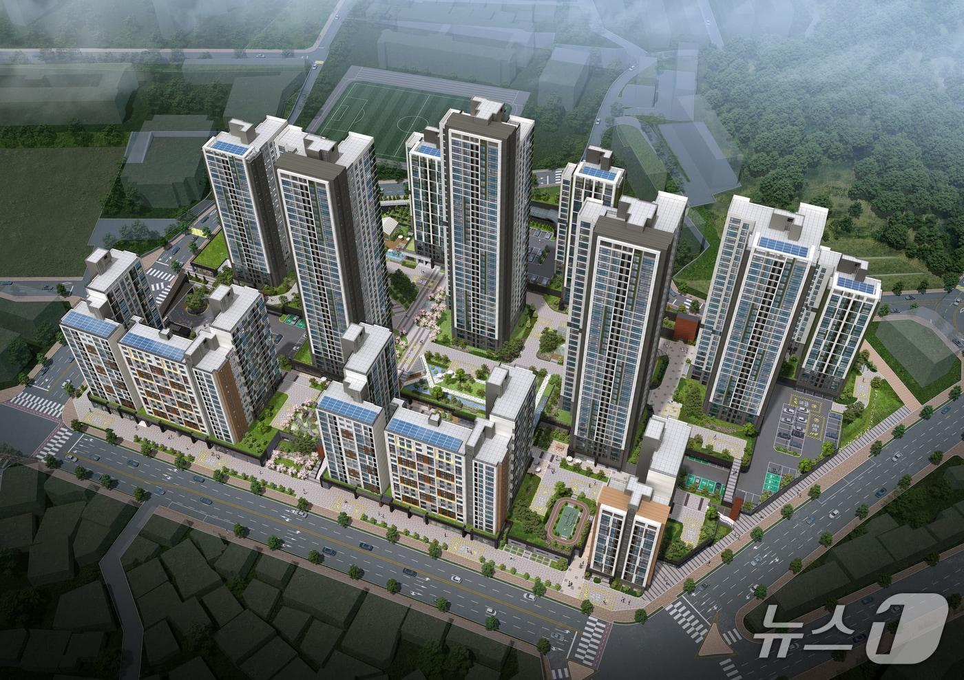 대전대동2 1블록 조감도.(LH대전충남지연본부 제공. 재판매 및 DB금지)/뉴스1