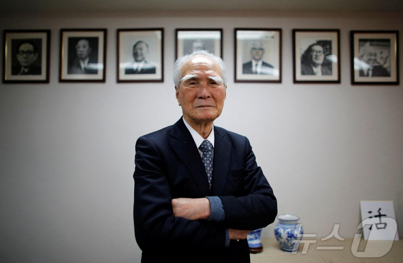 무라야마 도미이치 전 일본 총리 17일 향년 101세로 별세했다. 2025.10.17. ⓒ 로이터=뉴스1