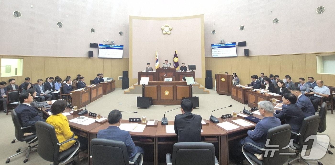 기장군의회 제291회 임시회 개회 장면.(기장군의회 제공. 재판매 및 DB금지)